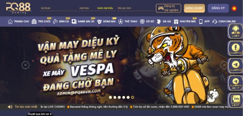 PQ88 27 Tỷ lệ trả thưởng PQ88 cao