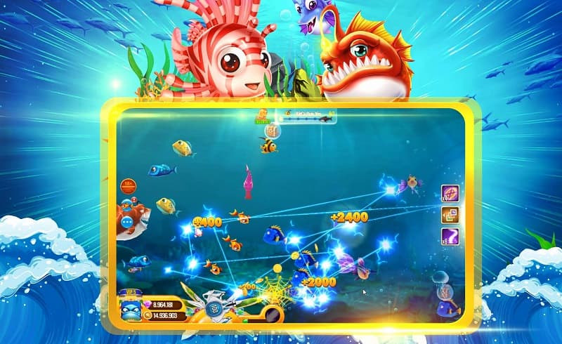 Bắn cá 3 Kho game săn cá PQ88 phong phú