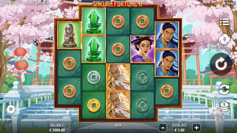 Slot game Sakura Fortune PQ88: Play ngay rinh hũ X10000 cược 3 Vòng quay miễn phí